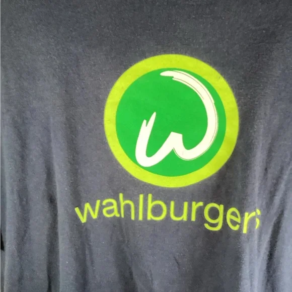 Wahlburgers Official T-shirt Size Extra Large Color Blue/green - Picture 2 of 4